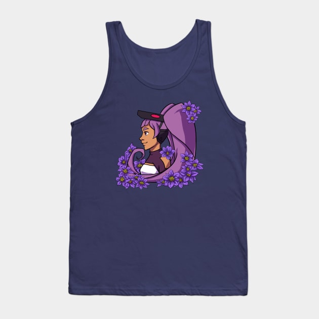 Clematis Entrapta Tank Top by NightGlimmer